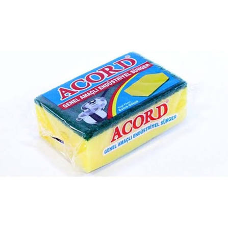 Acord End. Düz Sünger Tekli 33X24 adet